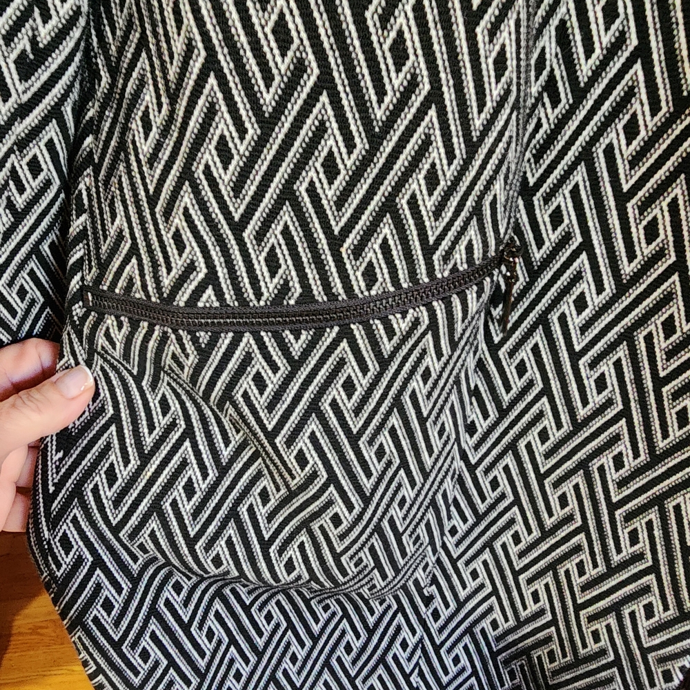 Kasper Black And White Stylish Patterned Blazer/J… - image 6